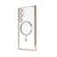 Samsung S23 Ultra Gold electroplating TPU case with Magnetic Ring - BULK