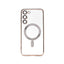 Samsung S23 Plus Gold electroplating TPU case with Magnetic Ring - BULK