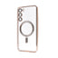 Samsung S23 Plus Gold electroplating TPU case with Magnetic Ring - BULK